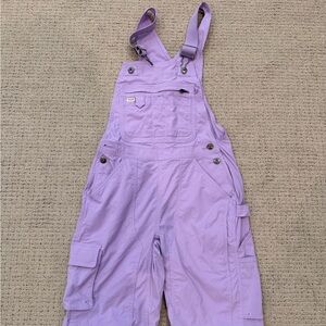Duluth Trading Co Purple Overall shorts